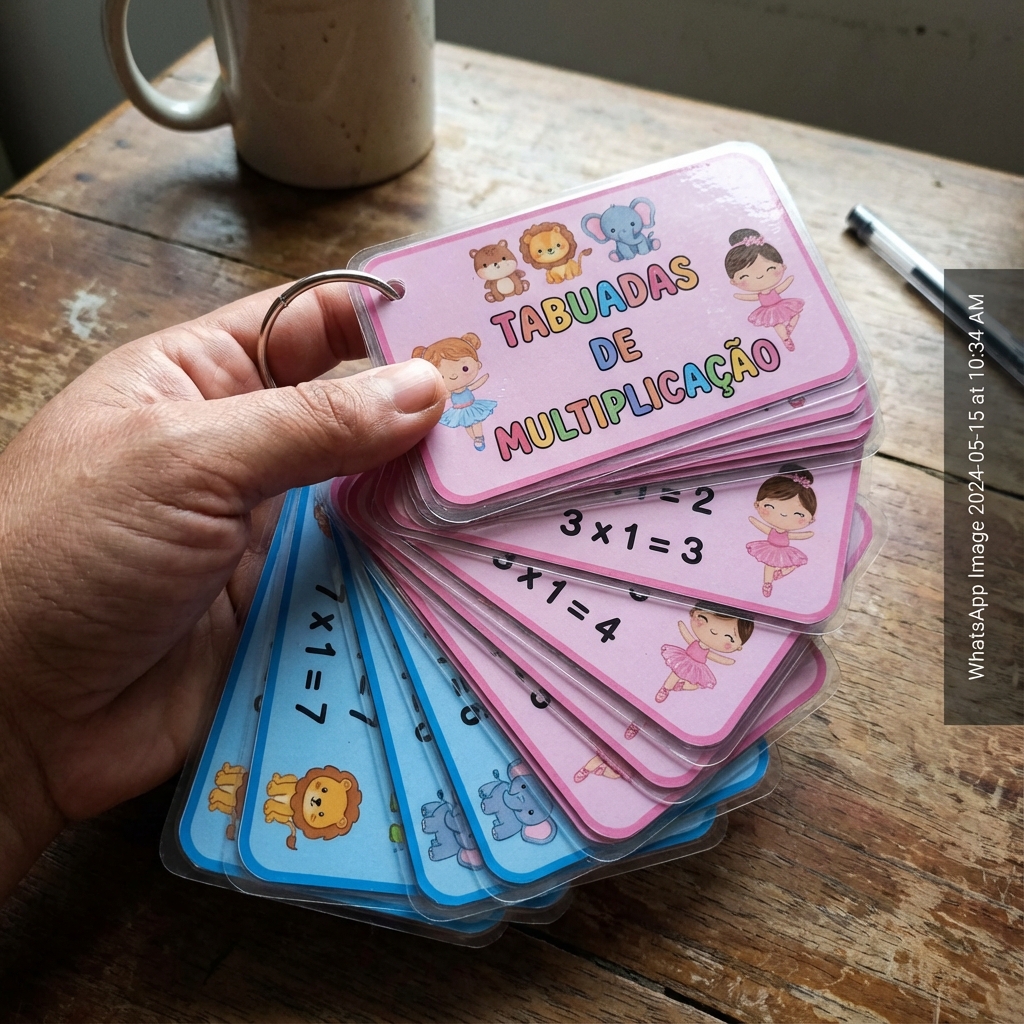 Foto do material impresso